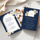 Search for blue daisy wedding invitations Qr code