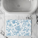 Search for blue toile bath mats Pattern