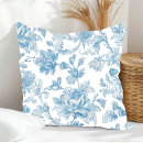 Search for blue floral cushions White