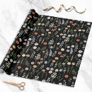 Search for wild flowers wrapping paper Garden