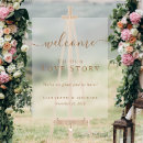 Search for our love story wedding signs Elegant