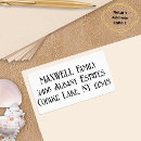 Search for family last name return address labels Minimalist