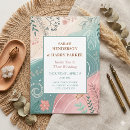 Search for abstract boho wedding invitations Colourful