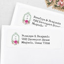 Search for peony return address labels Script typography