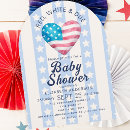 Search for red white and due invitations Blue