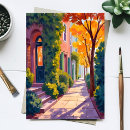 Search for autumn postcards Watercolor