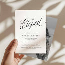 Search for post wedding reception invitations We eloped