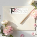 Search for black white and pink return address labels Modern