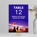 Search for sunset wedding table cards Elegant