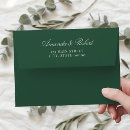 Search for green wedding envelopes Elegant