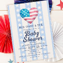 Search for red baby boy shower invitations Red white and due