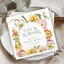 Search for love napkins Love is in bloom