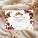 Search for red butterfly invitations Glam chic bling sparkly