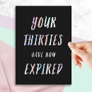 Search for funny 40th birthday cards Typography
