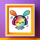 Search for happy bunny posters Music