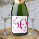 Search for 60th birthday wine labels Minimal typography simple
