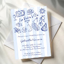 Search for stripe bridal shower invitations Hand drawn
