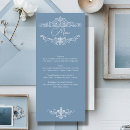 Search for vintage wedding menus Chinoiserie