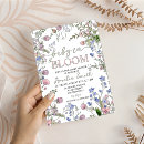 Search for feminine baby shower invitations Watercolor floral