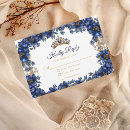 Search for royal blue butterfly invitations Elegant classy