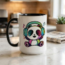 Search for happy panda mugs Kawaii