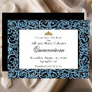 Search for light blue quince invitations Mis quince anos