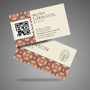 Search for interior design business cards Qr code