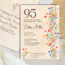 Search for elegant 95th birthday invitations 95 years