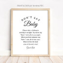 Search for dont say baby games Mother to be