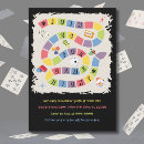 Search for board game night invitations Retro