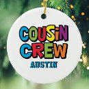Search for crew christmas tree decorations Cousin