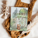 Search for rustic boho baby shower invitations Woodland