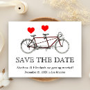 Search for bicycle save the dates Vintage
