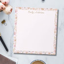 Search for flower border notepads Watercolor