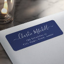 Search for cheap return address labels Minimalist typography