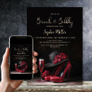 Search for red high heel invitations Modern