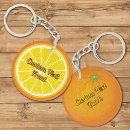 Search for fresh fruit key rings Orange
