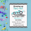 Search for growing up two fast birthday invitations Race on over