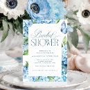 Search for blue hydrangea bridal shower invitations Summer