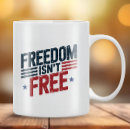 Search for be free mugs Patriotic design