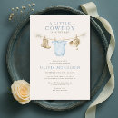 Search for cowboy baby shower invitations Editable