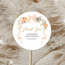 Search for pumpkin baby shower stickers Orange