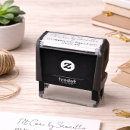 Search for address business stamps Black white