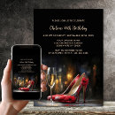 Search for red high heels invitations Modern