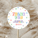Search for colourful birthday party stickers Rainbow