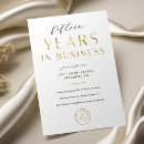 Search for business anniversary invitations Elegant