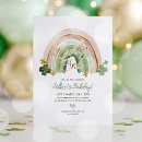 Search for lucky one 1st birthday invitations St patricks day