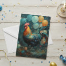 Search for rooster birthday Watercolor