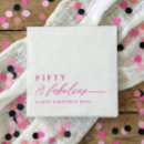 Search for 50th birthday napkins Minimalist