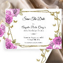 Search for 18th birthday save the dates Gold